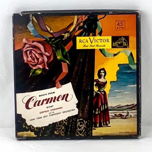 Vintage RCA Victor Red Seal Records Orchestral Music Grand Opera & Carmen - Picture 3 of 8